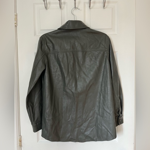 Dynamite faux leather shacket - Picture 2 of 5